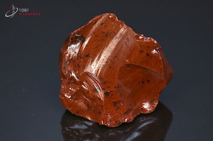 obsidienne brune mineral brut