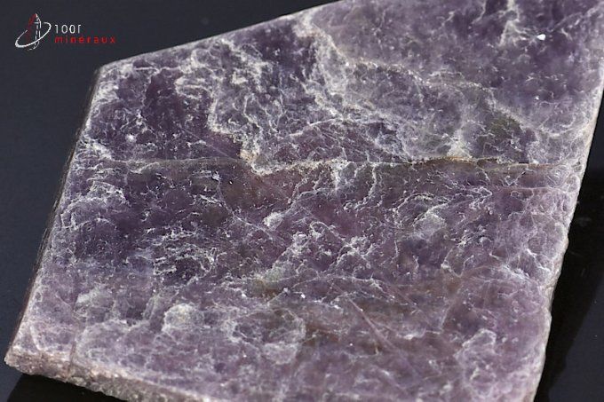 plaque de lepidolite mineraux