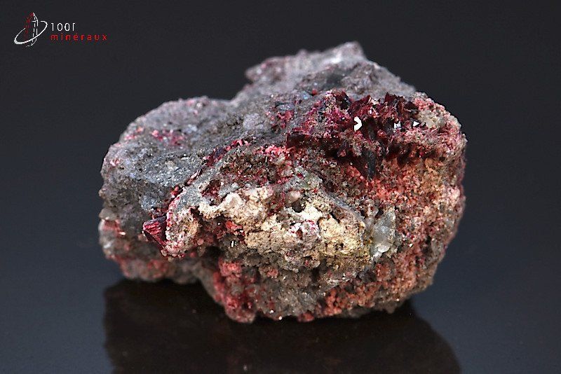 Erythrine - Maroc - minéraux à cristaux 4,2cm / 65g / AG256-2