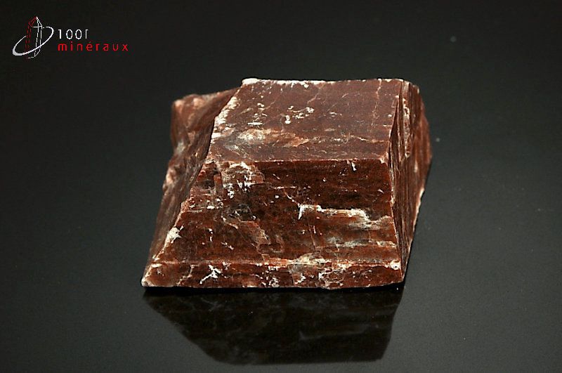 Calcite minéral rouge - Maroc - minéraux bruts 4,6cm / 91g / AJ162