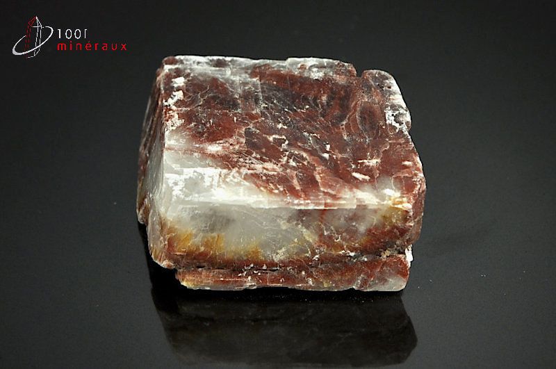 Calcite minéral rouge - Maroc - minéraux bruts 4,2cm / 82g / AJ165