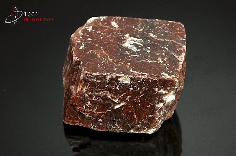 Calcite minéral rouge - Maroc - minéraux bruts 4,2cm / 111g / AJ168