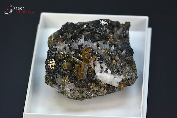 cristaux de mispickel ou arsenopyrite