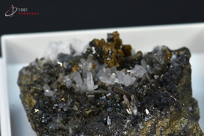 cristaux de mispickel ou arsenopyrite