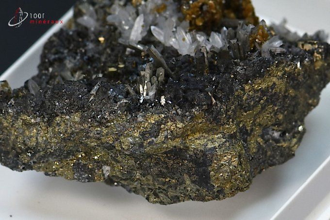 cristaux de mispickel ou arsenopyrite