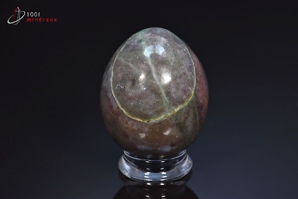 Oeuf minéral en Onyx - Inde - minéraux de décoration 5,8 cm / 223g / AM852