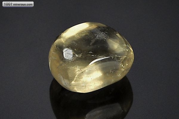Calcite miel polie - Maroc - pierres polies 2,3 cm / 15g / AQ616
