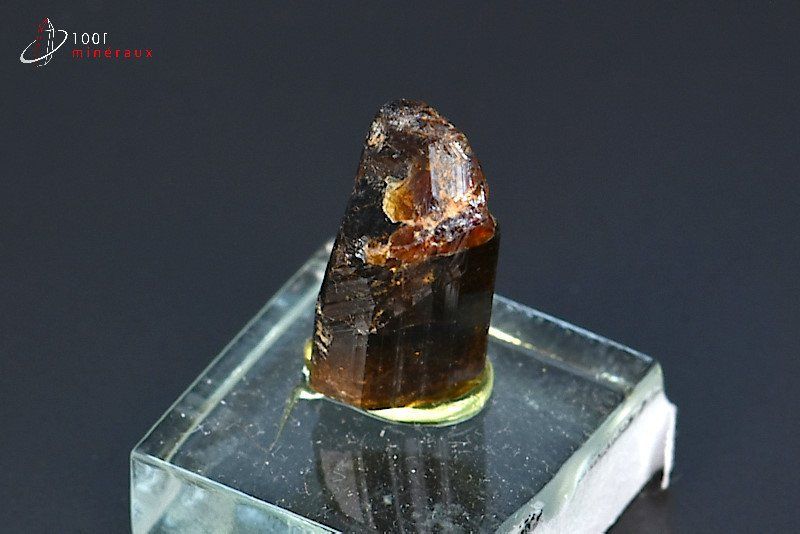 Tourmaline brune ou Dravite - Madagascar - minéraux à cristaux 1,6 cm / 3,5g / AR261