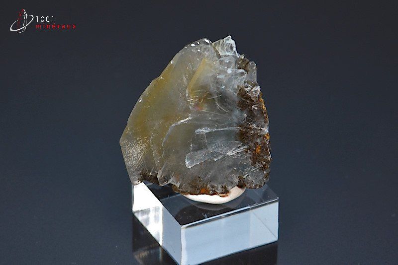 Baryte bleue - Maroc - minéraux à cristaux 2.9 cm / 14g / AR744