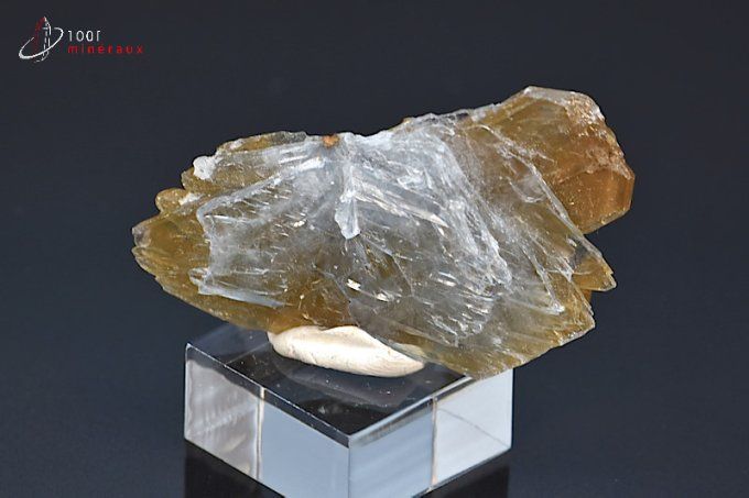 cristaux de baryte bleue