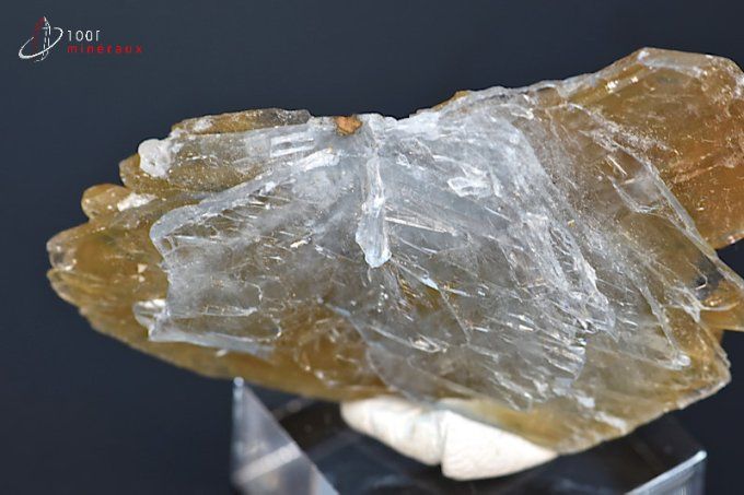 cristaux de baryte bleue