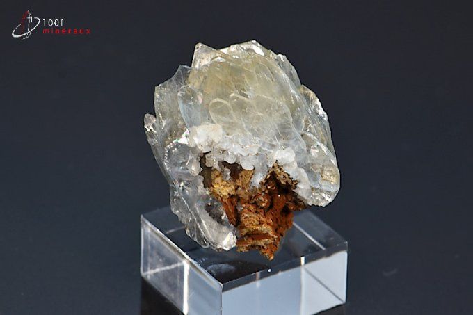 cristaux de baryte bleue