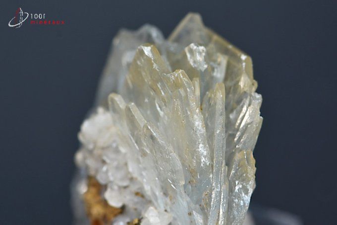 cristaux de baryte bleue