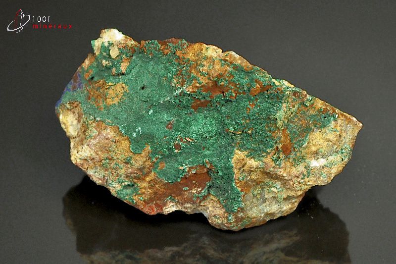 Malachite cristallisée - Maroc - minéraux à cristaux 5,9 cm / 114g / AS162