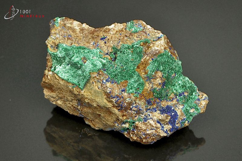 Malachite cristallisée - Maroc - minéraux à cristaux 6 cm / 68g / AS181
