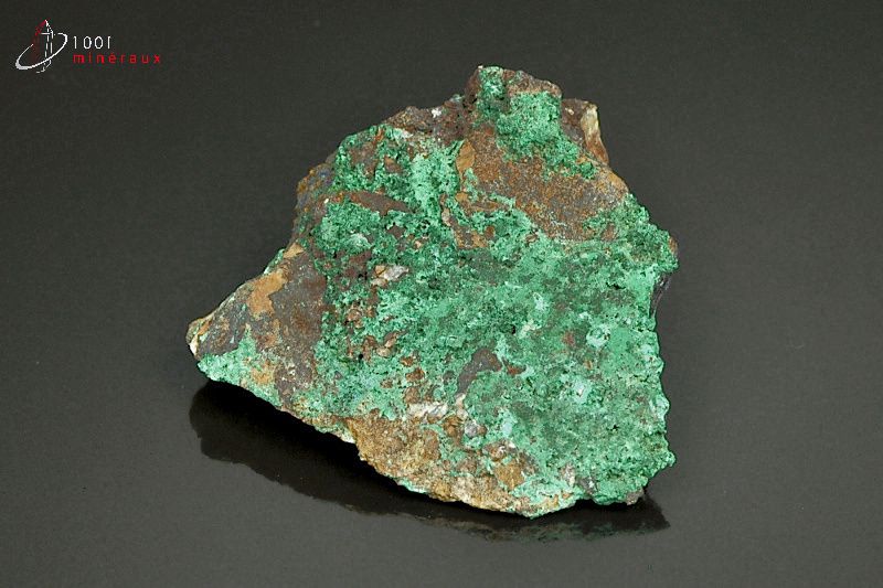 Malachite cristallisée - Maroc - minéraux à cristaux 5,1 cm / 55g / AS187