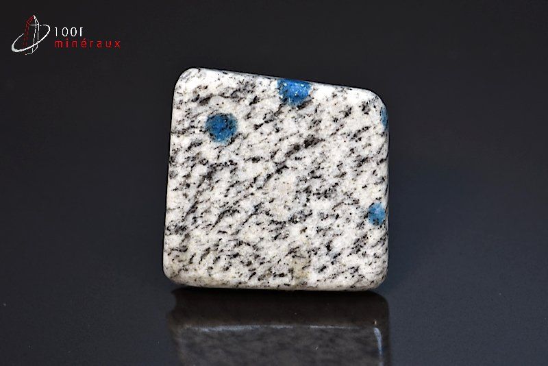 Azurite sur Granite poli - Pakistan - minéraux polis 2,8 cm / 11g / AT192