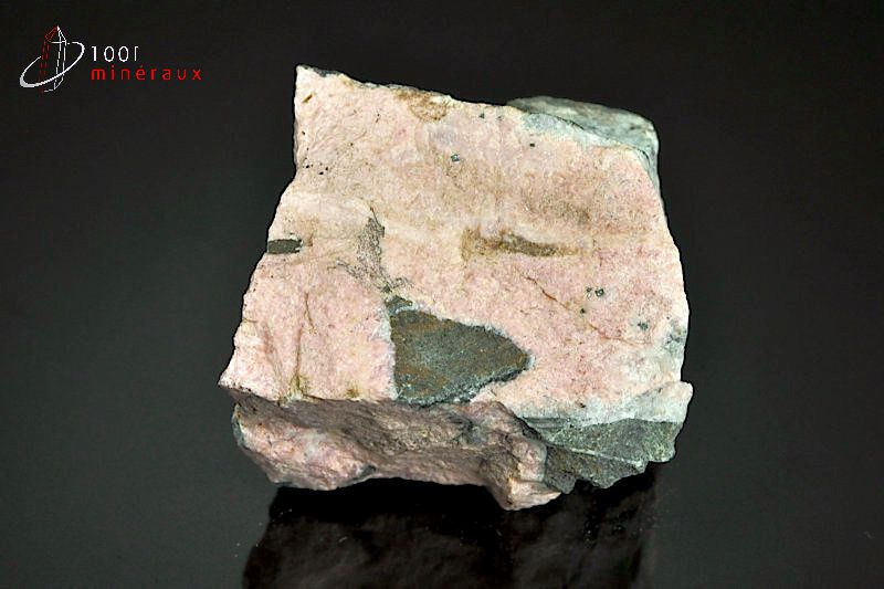 Rhodonite brute - Pérou - minéraux bruts 4,7cm / 157g / AT806