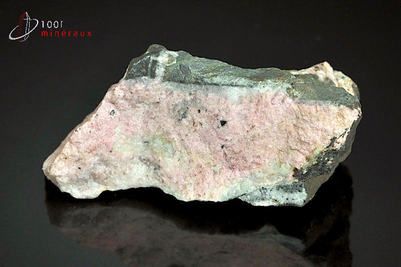 Rhodonite brute - Pérou - minéraux bruts 5,5cm / 104g / AT808