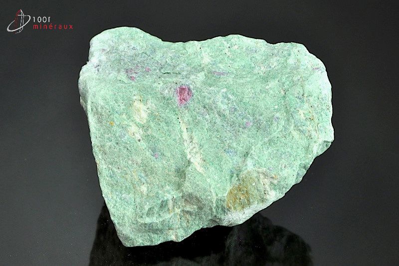 Fuchsite à rubis - Inde - minéraux bruts 6.6 cm / 196g / AT826