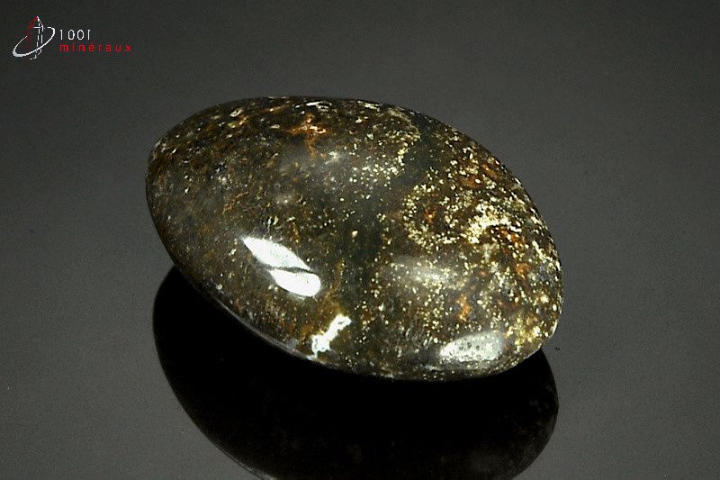 Jaspe orbiculaire galet - Madagascar - minéraux polis 4.9 cm / 43g / AV119