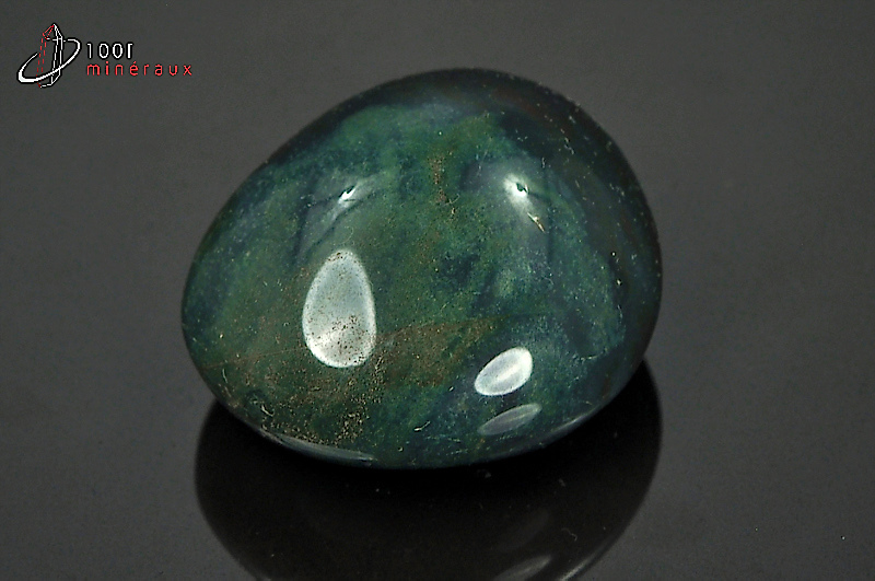 Jaspe vert poli - Afrique du sud - pierres polies 3,9 cm / 42g / AV139