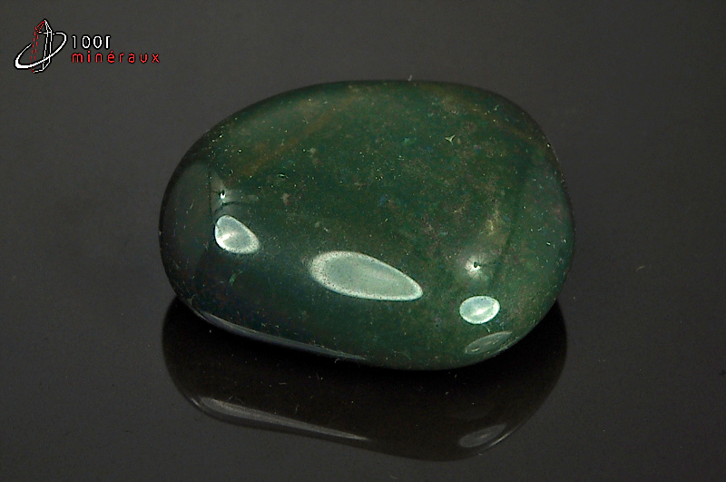 Jaspe vert poli - Afrique du sud - pierres polies 4,3 cm / 39g / AV155