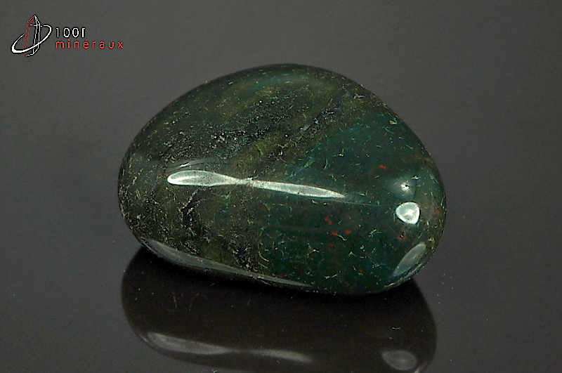 Jaspe vert poli - Afrique du sud - pierres polies 4,4 cm / 43g / AV156