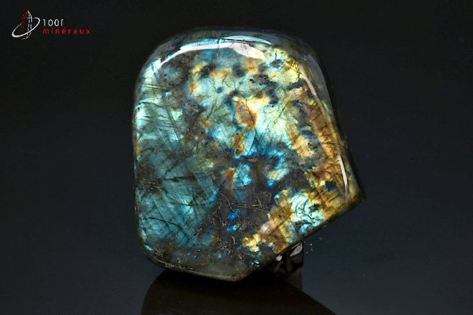 bloc de labradorite polie en forme libre