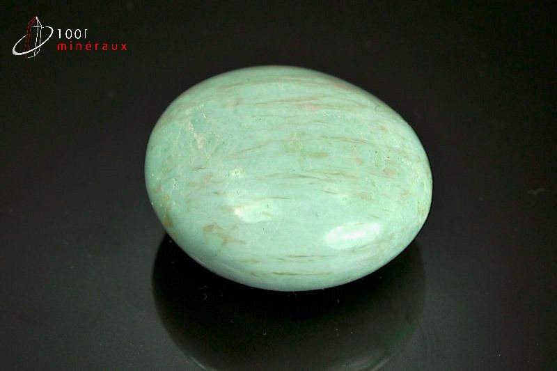 Turquoise galet polie - Madagascar - minéraux polis 5,1cm / 86g / AV331