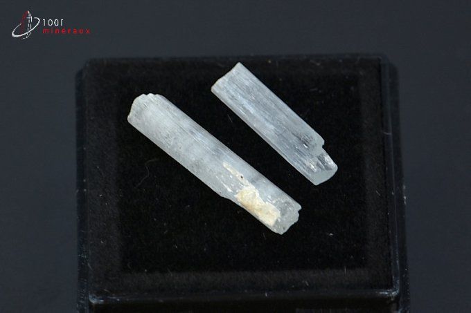 2 cristaux d'aigue-marine