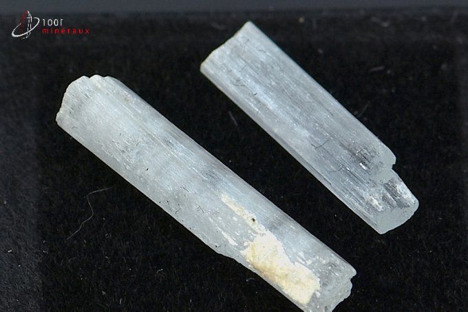 2 cristaux d'aigue-marine
