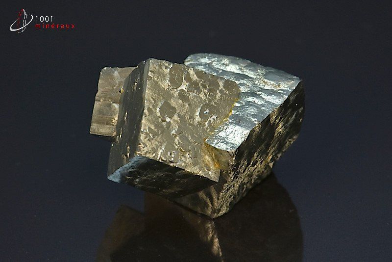 Pyrite cristallisée - Espagne - minéraux à cristaux 3,5 cm / 74g / AX595