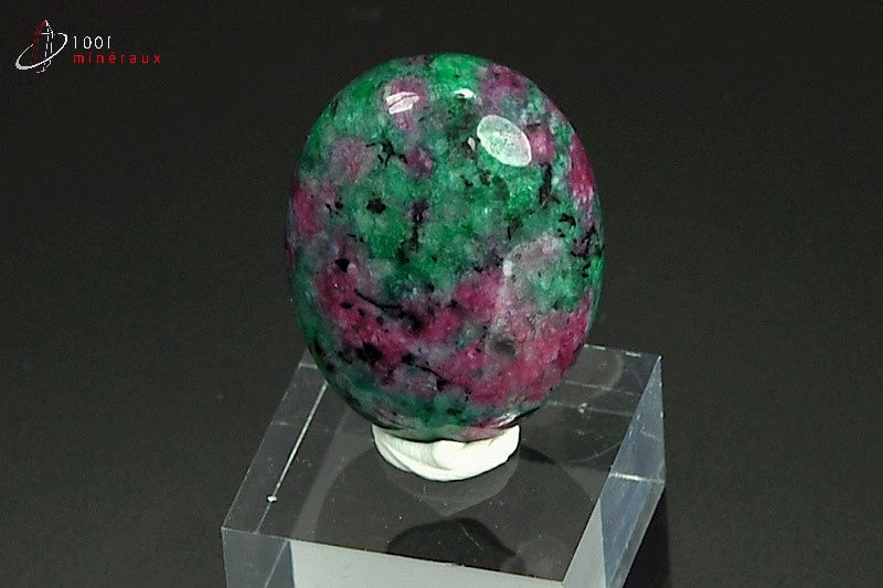 Fuchsite à rubis - Inde - pierres polies 2,5 cm / 5 g / AX599
