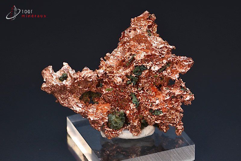 Cuivre natif - USA - minéraux à cristaux 4,1 cm / 38 g / AX677
