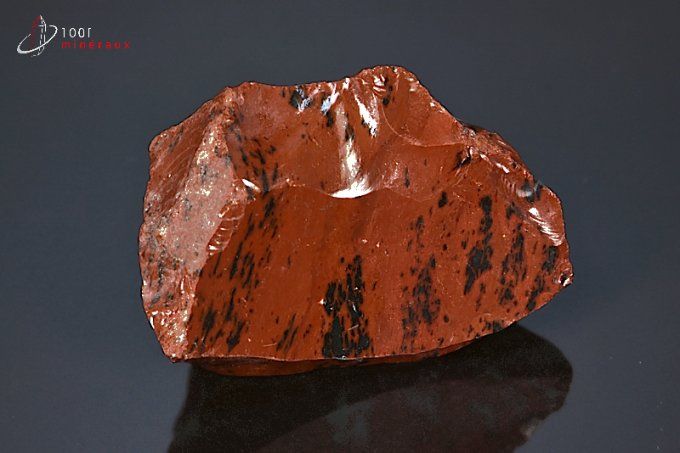 bloc d'obsidienne brune