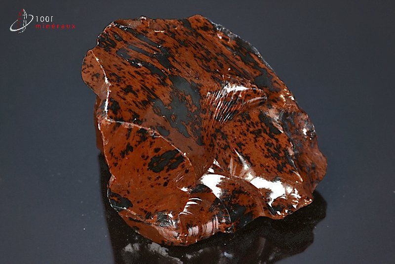 Obsidienne brune - Mexique - Minéraux bruts 6,7 cm / 182g / AX73