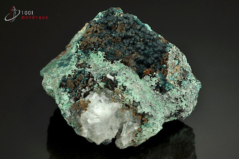 Rosasite - Mexique - minéraux à cristaux 7.5cm / 296g / AX770