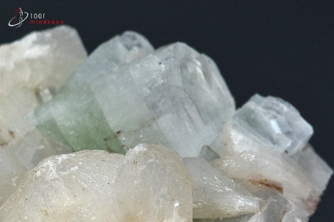 apophyllite et stilbite mineraux