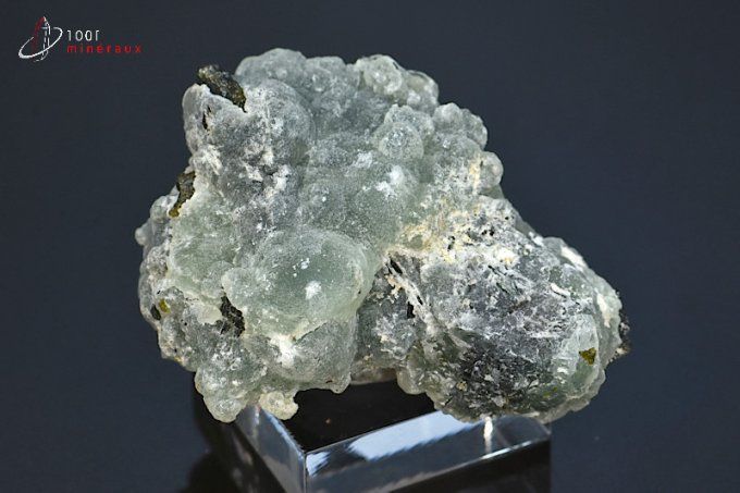 magnifique epidote sur prehnite