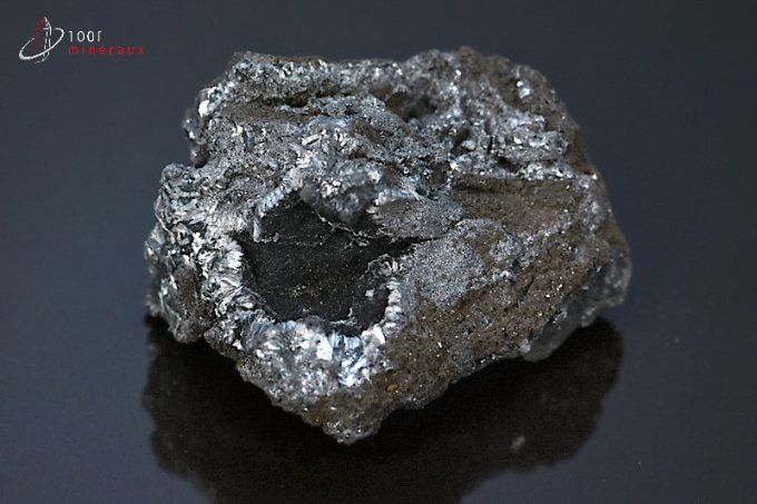 cristaux de pyrolusite polianite