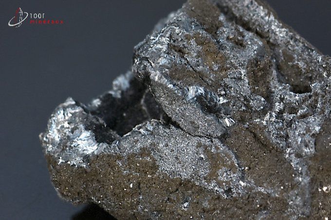 cristaux de pyrolusite polianite