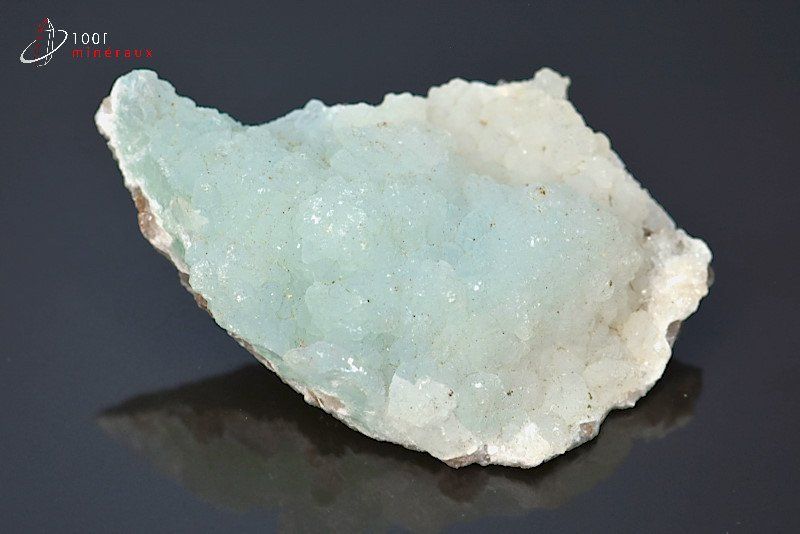 Prehnite - Inde - Minéraux à cristaux 6,8 cm / 61g / AX871