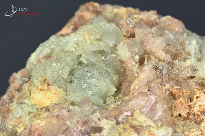 cristaux de prehnite