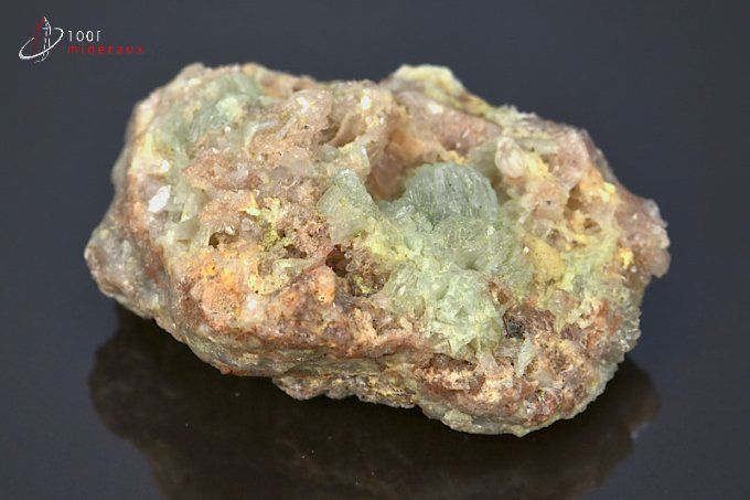 cristaux de prehnite