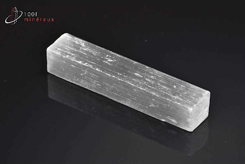 Gypse fibreux ou Sélénite - Maroc - Minéraux bruts 6,3 cm / 19 g / AY103