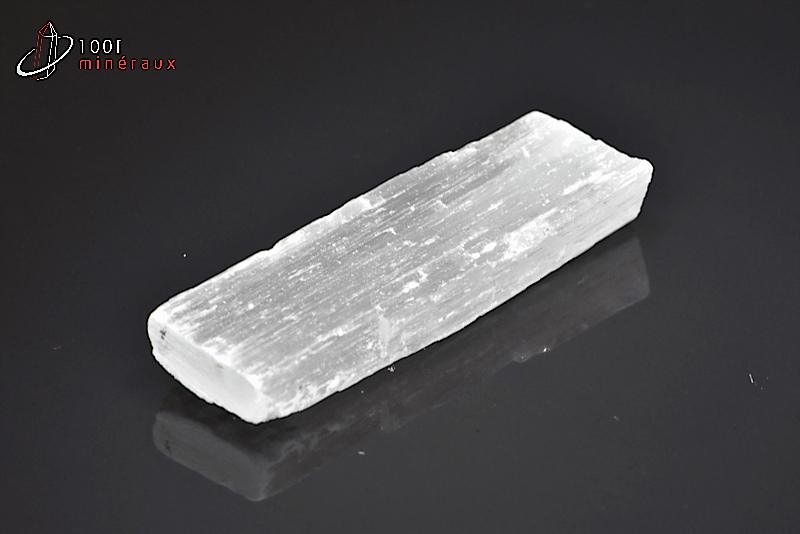 Gypse fibreux ou Sélénite - Maroc - Minéraux bruts 6,5 cm / 24 g / AY106