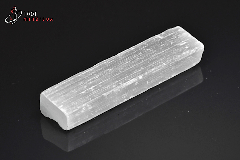 Gypse fibreux ou Sélénite - Maroc - Minéraux bruts 6,6 cm / 20 g / AY110