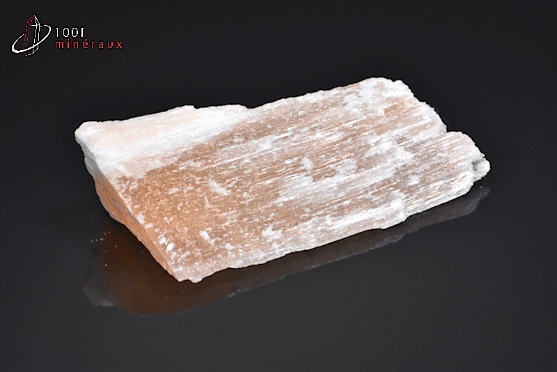 Gypse fibreux ou Sélénite - Maroc - Minéraux bruts 5,8 cm / 24 g / AY124