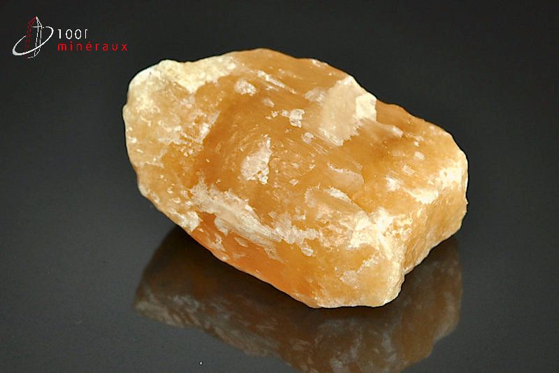 Calcite orange brute - Mexique - minéraux bruts 5,6 cm / 77g / AY177